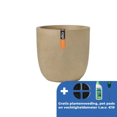 Pot bol smooth nl d43h41cm beige