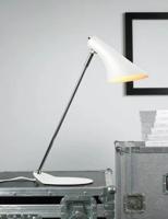 Tafellamp wit modern &apos;Vanila&apos; Nordlux schakelaar E14 fitting 44cm
