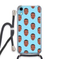 Kanye Call Me?: iPhone XR Transparant Hoesje met koord