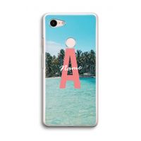 Pacific Dream: Google Pixel 3 Transparant Hoesje