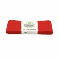 Greenminds lint katoen rood 2 m | 48 stuks