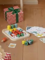 Evolutieve schroefplank van FSC®-hout rood