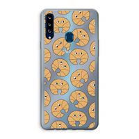 Croissant: Samsung Galaxy A20s Transparant Hoesje Croissant: Samsung Galaxy A20s Transparant Hoesje