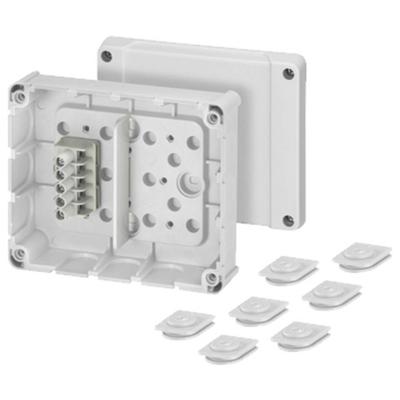 Hensel 6000041 Verdeeldoos Halogeenvrij, Verzegelbaar (l x b) 139 mm x 119 mm 1 stuk(s)