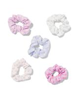 HEMA Scrunchies Bloemen - 5 Stuks