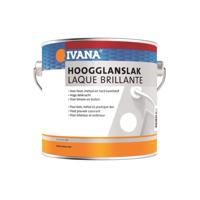Ivana hoogglanslak RAL9010 wit - 0,75 l - hout/metaal/kunststof