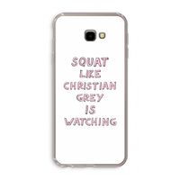 Christian Grey: Samsung Galaxy J4 Plus Transparant Hoesje