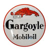 Gargoyle Mobiloil Emaille Bord- Ø41cm Gargoyle Mobiloil Emaille Bord- Ø41cm