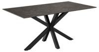 Eettafel Axel Rechthoek Keramiek Zwart 160cm - Giga Living - thumbnail