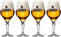 Cornet Bierglazen - 330 ml - 4 stuks