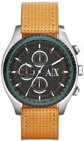 Horlogeband Armani Exchange AX1608 Leder Cognac 22mm