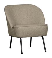 WOOOD Fauteuil 'Vogue' Bouclé, kleur Beige