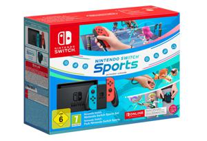 Nintendo Switch Sports Set draagbare game console 15,8 cm (6.2") 32 GB Touchscreen Wifi Blauw, Grijs, Rood