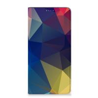 Samsung Galaxy A14 4G Stand Case Polygon Dark