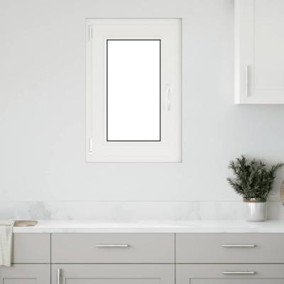 Kelderraam "RISOR" 50x75 cm draai-kiep DIN links antraciet