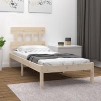 Bedframe massief hout 90x200 cm