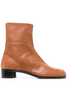 Maison Margiela bottines à bout Tabi - Marron