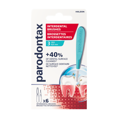 Parodontax Interdental Brushes 0,6mm 6