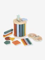 Montessori sorteerspel met trommel small foot meerkleurig