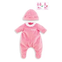 Corolle mon grand poupon - pyjama roze met muts, 36cm
