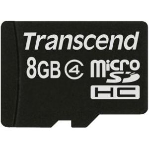 Transcend TS8GUSDC4 flashgeheugen 8 GB MicroSDHC Klasse 4