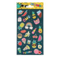 Totum Stickervel twinkle - pineapple