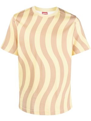Camper t-shirt à imprimé graphique - Jaune