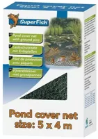 Superfish vijverafdeknet 4 x 4 m+10 pinnen - thumbnail