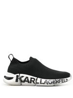 Karl Lagerfeld baskets à logo imprimé - Noir - thumbnail