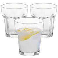 MPDrink Shotglas Facet - 8x - SAN kunststof - 4 cl - onbreekbaar - herbruikbaar - shotglazen