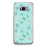 Small white flowers: Samsung Galaxy S8 Transparant Hoesje