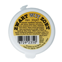 Zwart wit zoet 30 Gram