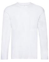 Fruit Of The Loom F243 Original Long Sleeve T - White - 3XL
