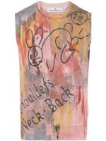 Vivienne Westwood débardeur en coton à imprimé graphique - Rose