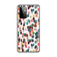 Tropical Dots: Samsung Galaxy A72 Transparant Hoesje