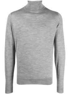 John Smedley pull en maille à col roulé - Gris