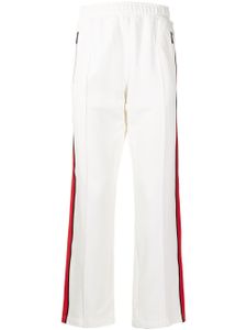 Ports V pantalon de jogging à rayures latérales - Blanc
