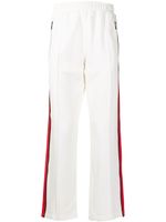 Ports V pantalon de jogging à rayures latérales - Blanc