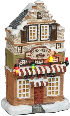 Luville Ville de Reidy Facade chocolate battery operated
