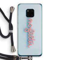 #nofilter: Huawei Mate 20 Pro Transparant Hoesje met koord