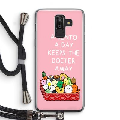Bento a day: Samsung Galaxy J8 (2018) Transparant Hoesje met koord