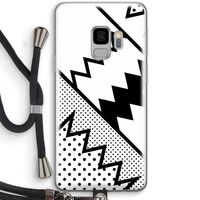 Pop Art #5: Samsung Galaxy S9 Transparant Hoesje met koord