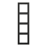 Jung LS990 afdekraam 4-voudig antraciet