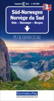 Wegenkaart - landkaart 1 Sud-Norwegen Oslo - Stavanger - Bergen | Kümmerly & Frey