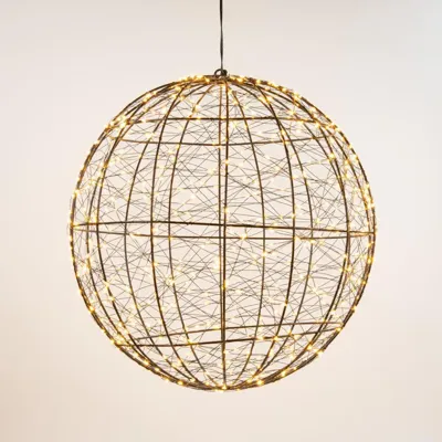 Bal metaal 500led fl. d35cm cw Bal metaal 500led fl. d35cm cw