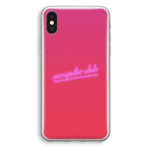 Vice Glow: iPhone XS Transparant Hoesje