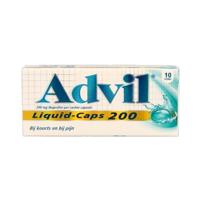 Advil Reliva liquid caps 200mg 10 Capsules