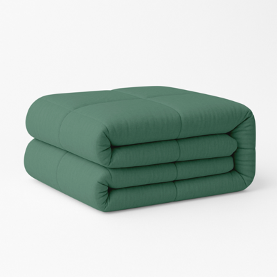 Dekbed Easy Dekbed & Dekbedovertrek in 1 Groen - Easy - zonder overtrek - 200x200 cm (Tweepersoons) - Zydante - 300 Gram per m² -