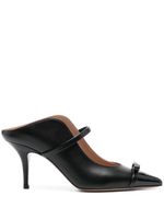 Malone Souliers mules Blanca 70 mm en cuir - Noir