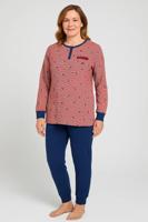 Dames pyjama lange mouw roze - spring Dames pyjama lange mouw roze - spring